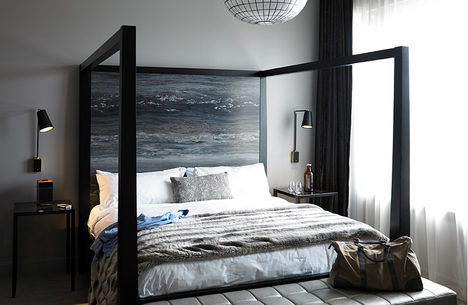 A unique and elegant granite, Black Fusion could be considered a work of art. Its contemporary style features a dark black background with gray, white and golden-brown veining in an intriguing linear pattern. Originating in Brazil, the granite that inspired this pattern is sleek and embodies the bright nightlife of the country&rsquo;s cultured cities.