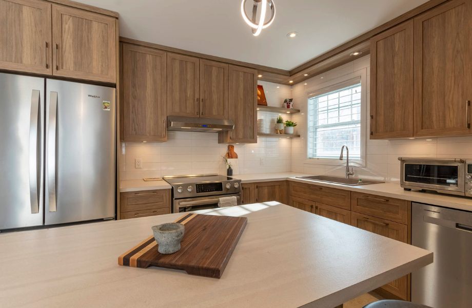 Avant Garde kitchen Formica Layered Sand